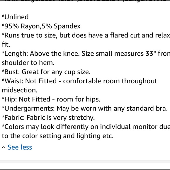 Women’s Long Sleeve Pocket Casual Swing Dress Sz M - Picture 7 of 7